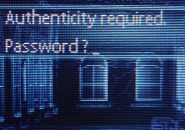 Photo of authentication screen